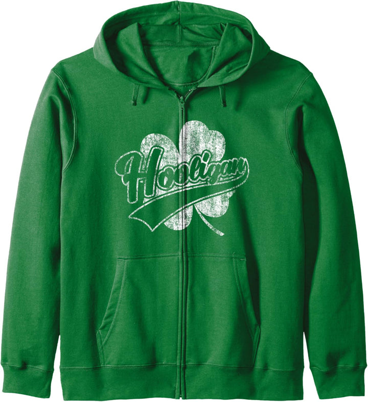 Irish Hooligan Vintage Irish Souvenir St Patricks Day Kapuzenjacke