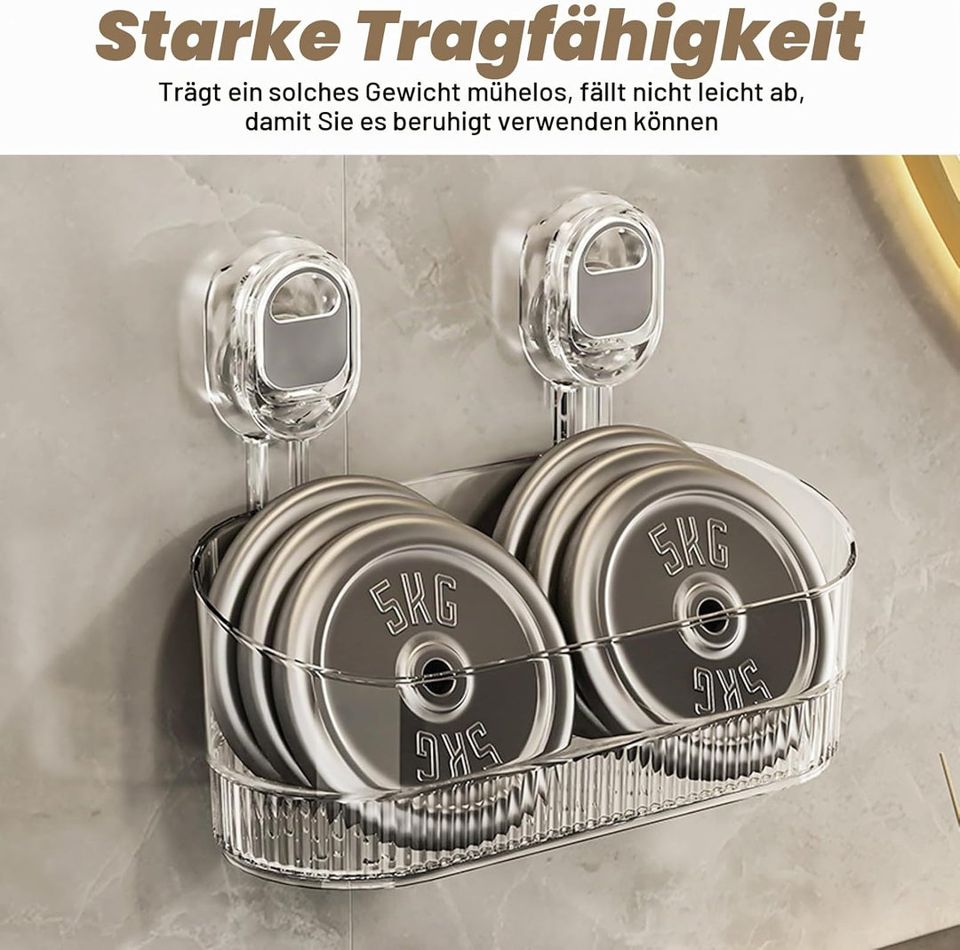 Duschablage Ohne Bohren, Bad Regal Hängend, Badezimmer Organizer, Wandregal, Aufbewahrungsregal, Dus
