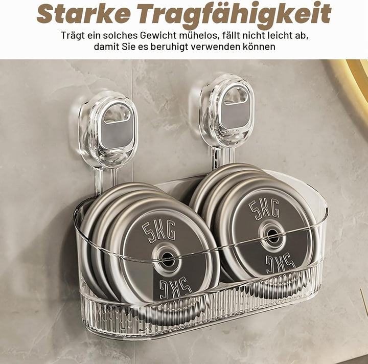 Duschablage Ohne Bohren, Bad Regal Hängend, Badezimmer Organizer, Wandregal, Aufbewahrungsregal, Dus