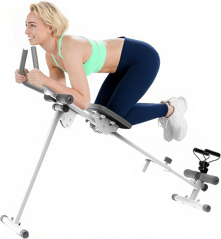 Rudergerät für Zuhause, 4-in-1-Übungsausrüstung, Klappbar Rudermaschine/Beinpressmaschine/Ab Glider