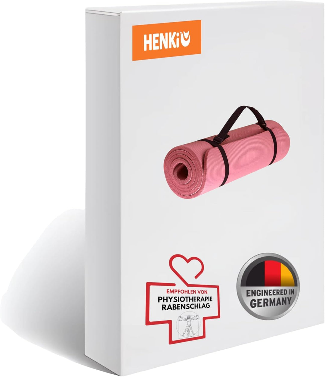 Fitnessmatte | Yogamatte | rutschfest | 183x61cm XXL | 0,8cm hoch | Gelenkschonende Gymnastikmatte |
