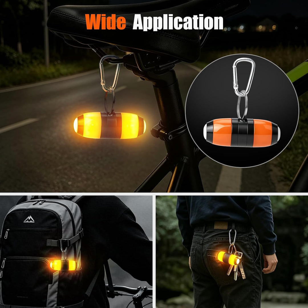 LED Blinker E Scooter Nachrüsten Set, Fahrrad Blinker, Wasserdicht, Universeller-LED Handlebar Light