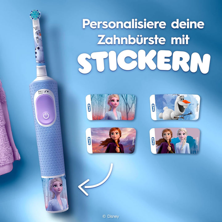 Oral-B Pro Kids Frozen Elektrische Zahnbürste/Electric Toothbrush, Kinder ab 3 Jahren, inkl. Sensiti