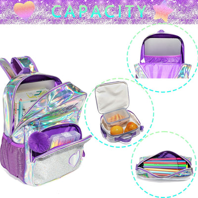 HTgroce Rucksack Mädchen Durchsichtig Rucksack Transparent Plastic schultascheTransparent Waterproof