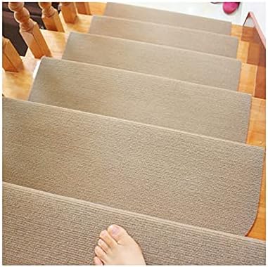 Stufenmatten, Treppenstufen Matten 15er Set, Anti-Rutsch Treppen Treppenstufen Kann Geschnitten Werd