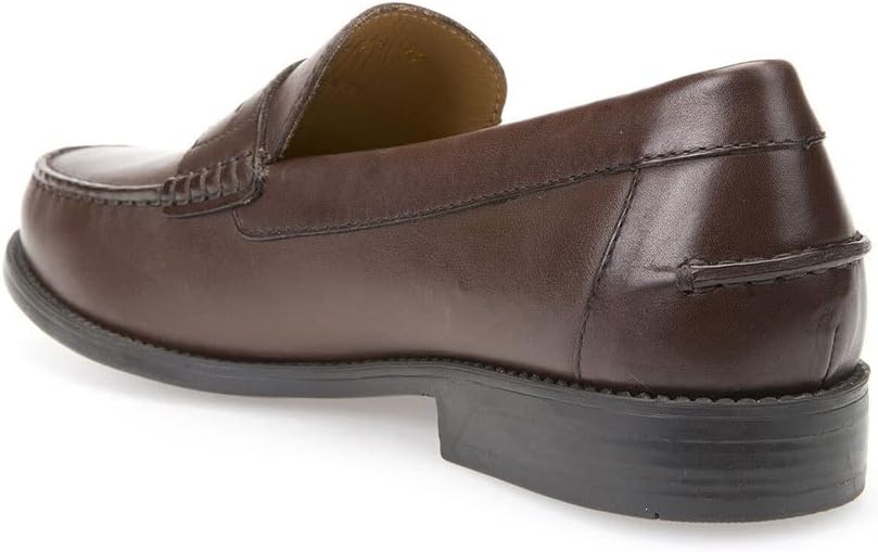 Geox Herren U New Damon B Loafer 39 EU Dk Brown, 39 EU Dk Brown