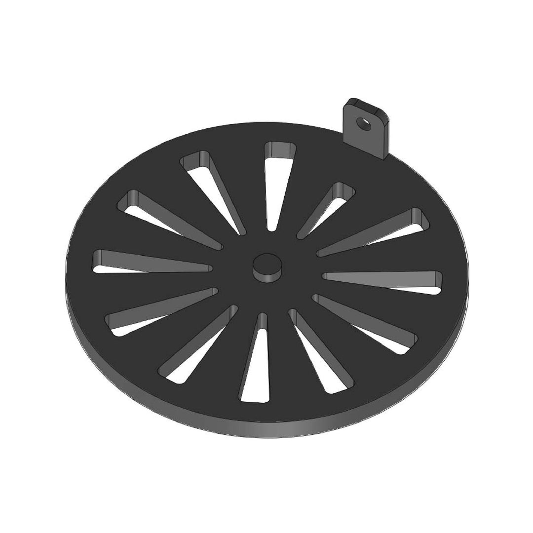 Kaminrost/Ascherost Rund Ø 170 x 10 mm passend für Hark ** Kaminöfen inkl. Modellübersicht - Aschero
