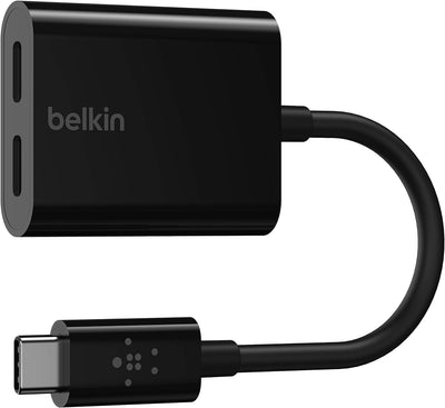 Belkin RockStar USB-C-Audio- und Ladeadapter, Kopfhörer-Adapter, USB C Adapter, Schnellladen mit USB