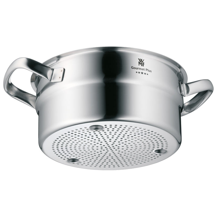 WMF Gourmet Plus Dämpfereinsatz 20 cm, Gemüse-/ Kartoffeldämpfer, Cromargan Edelstahl mattiert, spül