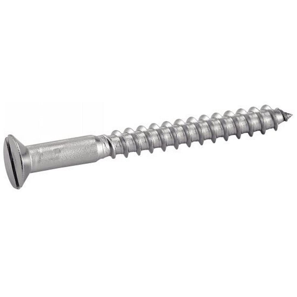 irsa24 500 X Senk-Holzschrauben mit Schlitz DIN 97 A2 2,5X10 Holzschraube 2,5 x 10 ... Edelstahl A2