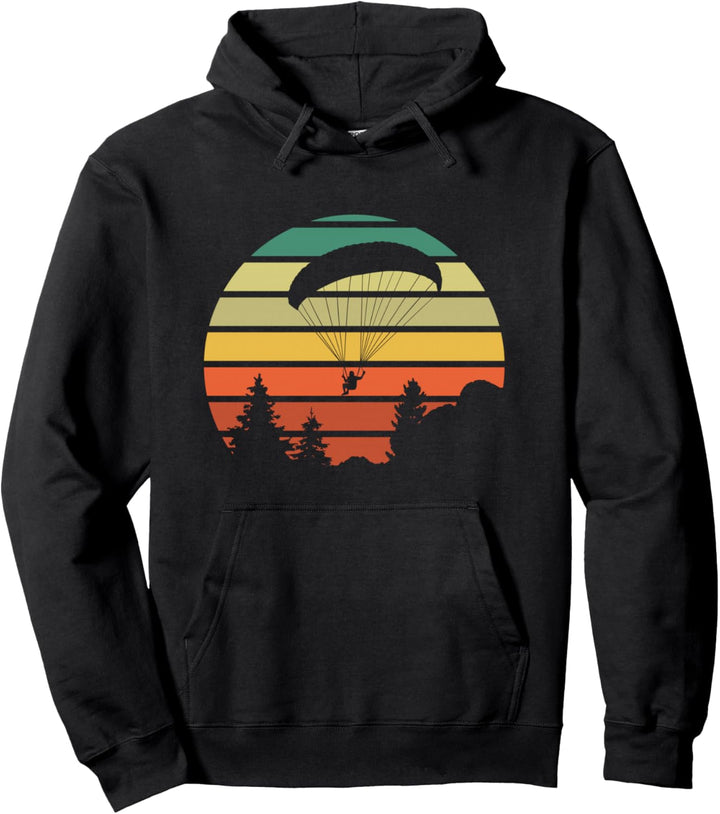 Paragliding Skydiving Parachute Soaring Paraglider Gift Pullover Hoodie
