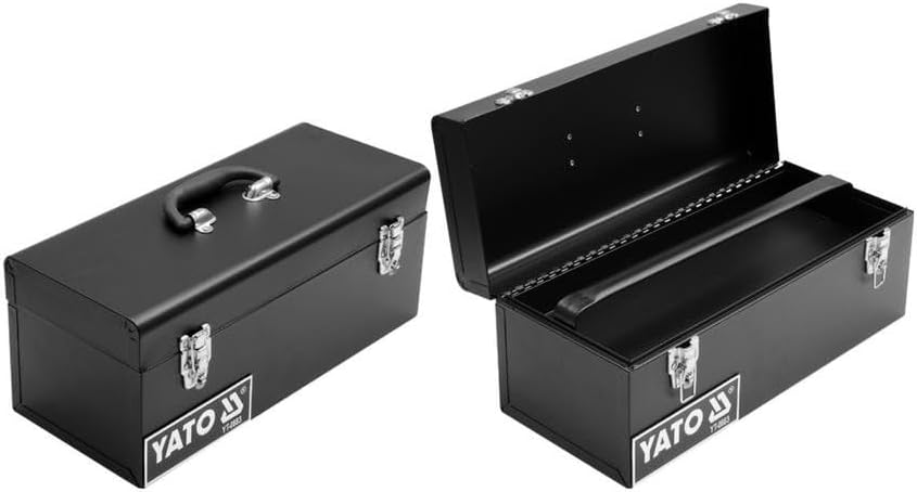 YATO YT0883 cantileverCaisse outils 430 x 180 x 180 mm 21x40x30cm Schwarz, 21x40x30cm Schwarz