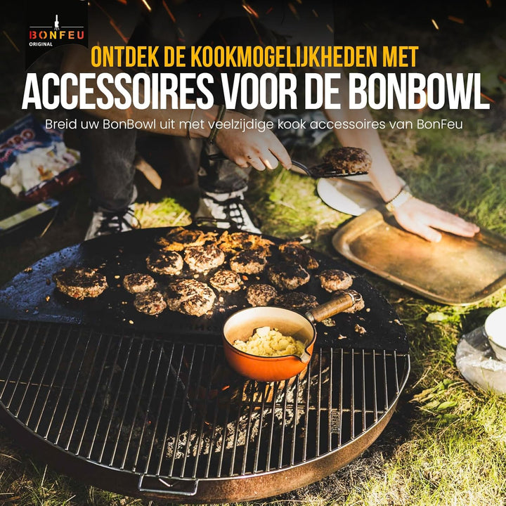 BonFeu BonBowl Plus Feuerschale 80cm - Feuerschalen für den Garten - Feuerstelle Outdoor - Feuerscha