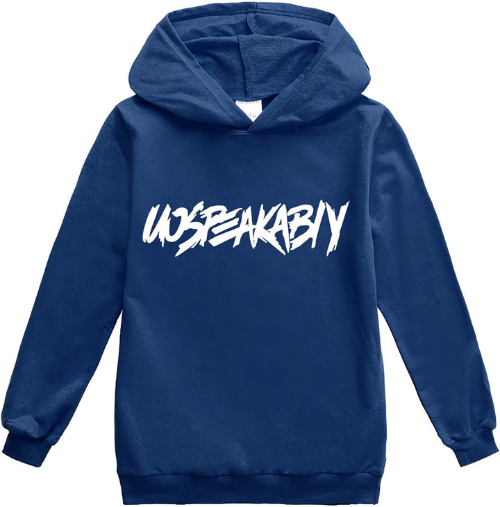 amropi Jungen Hoodie Trainingsanzug Sweatshirt Top und Hose Kleidungsset 2-15 Jahre 4-5 Jahre Blau K