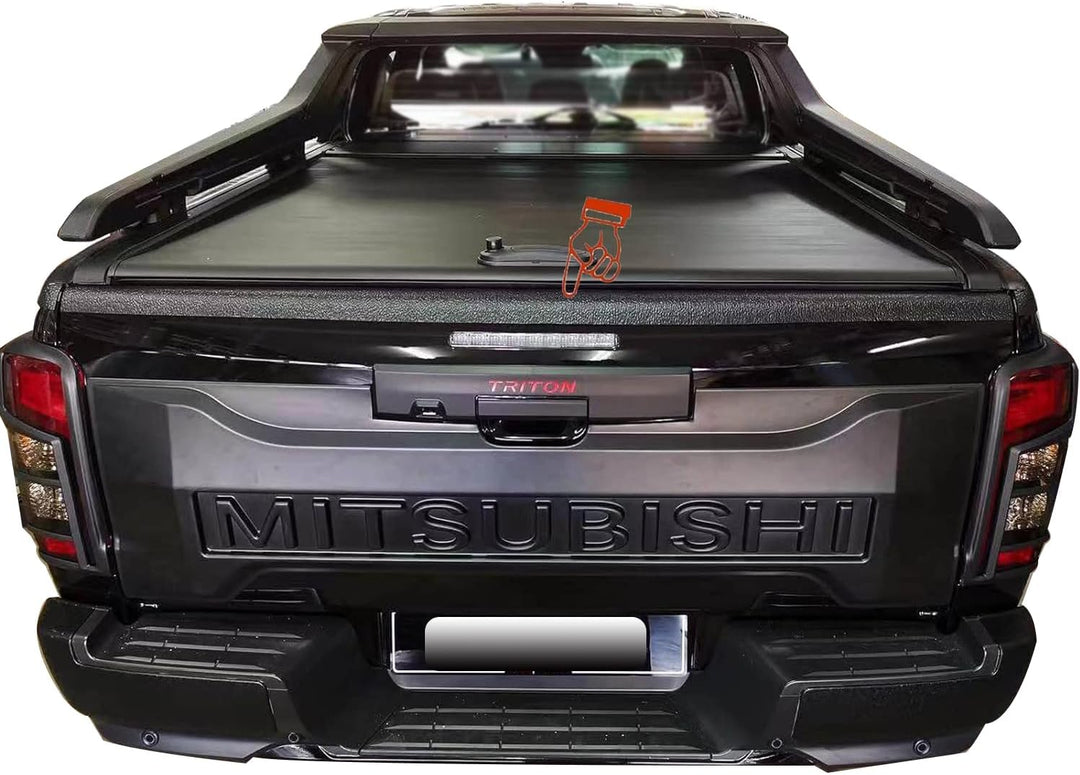 JHCHAN Heckklappen Ladekantenschutz Abdeckung für Mitsubishi L200 Triton 2019 2020 2021 2022 2023 Pi