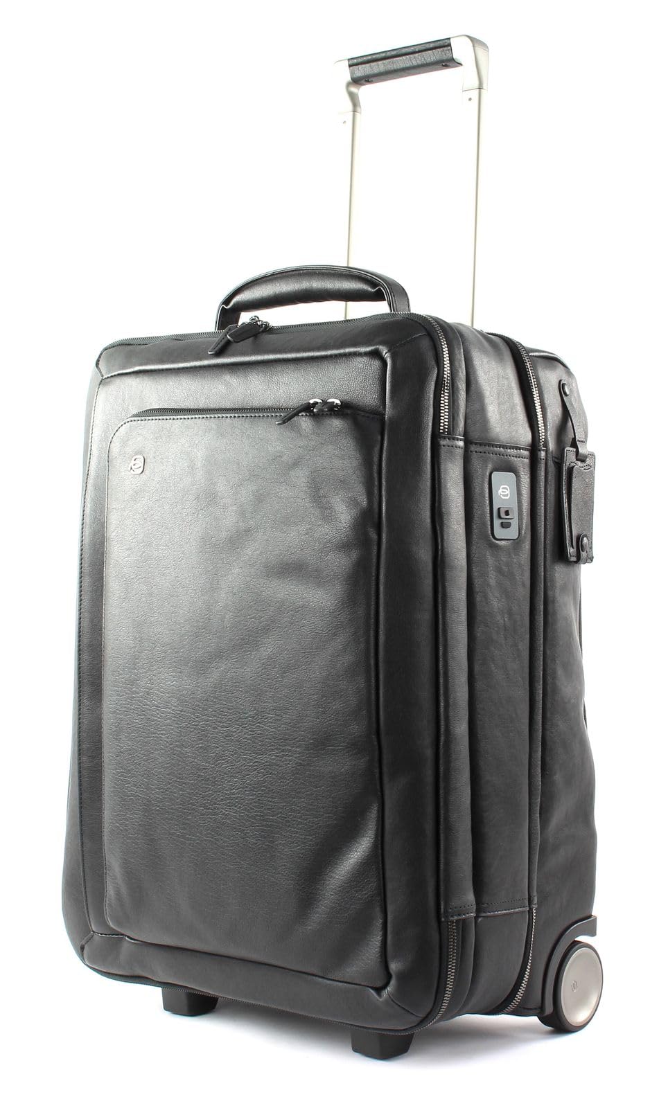 Piquadro BagMotic 2-Rollen Kabinentrolley Leder 55 cm