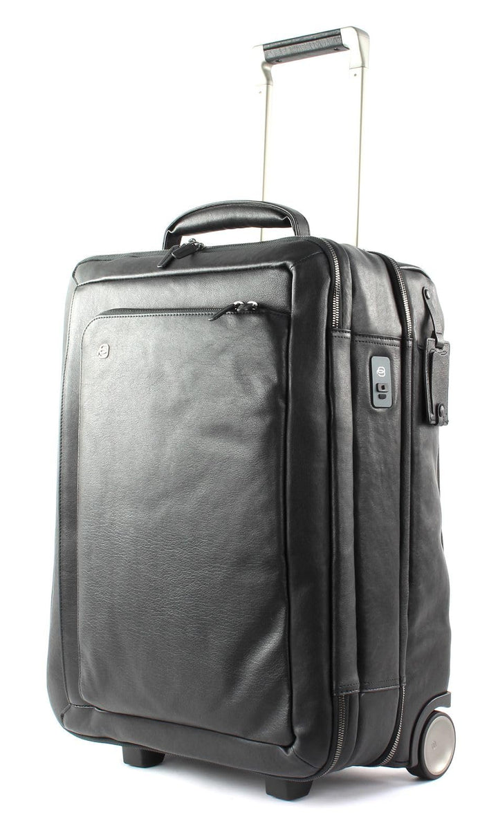 Piquadro BagMotic 2-Rollen Kabinentrolley Leder 55 cm