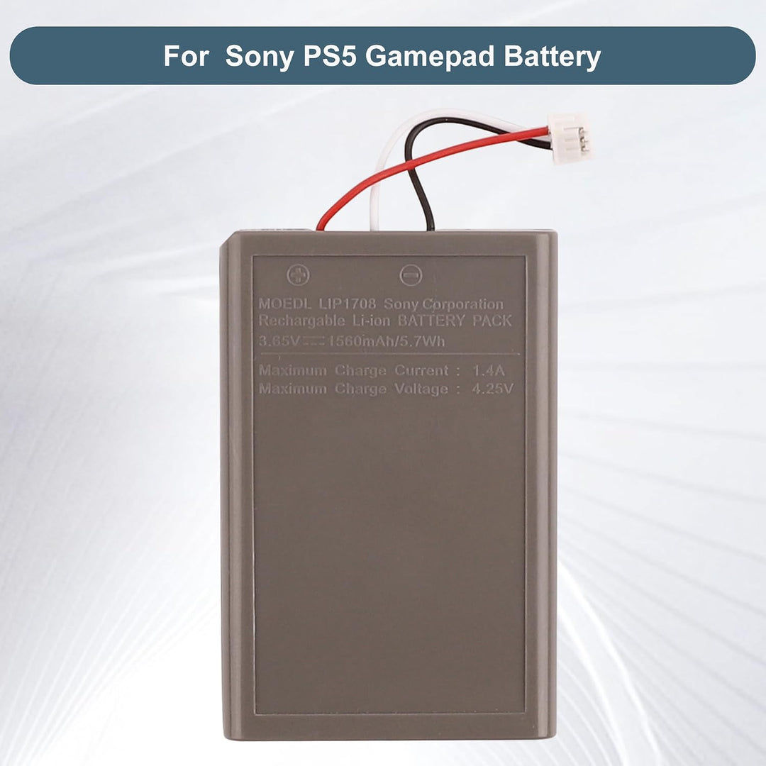 Ersatzakku LIP1708 Kompatibel mit Sony PS5 Gamepad Battery Replacement Handle Controller Duelsense