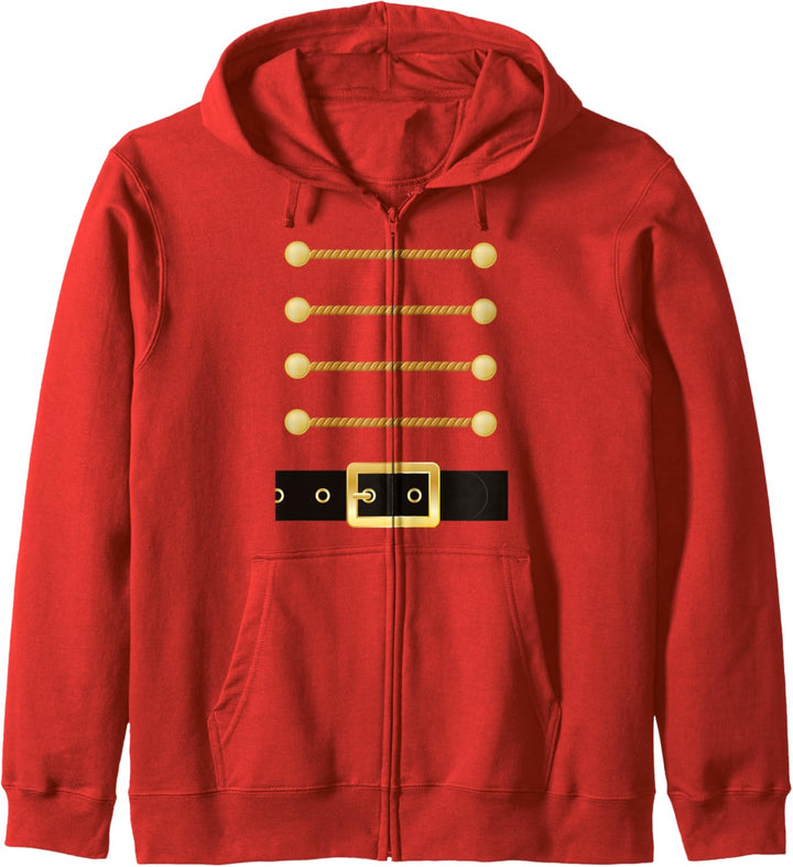 Nussknacker Charakter Soldat Kostüm Uniform Lustige Kapuzenjacke