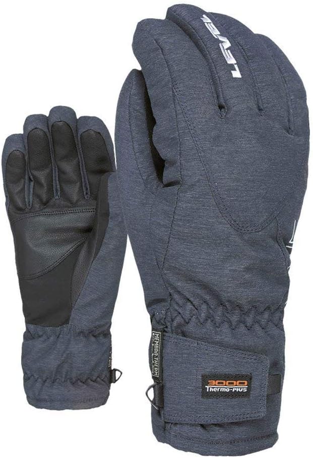 Level Herren Alpine Winterhandschuh, Blue-Grey, 8,5/ML