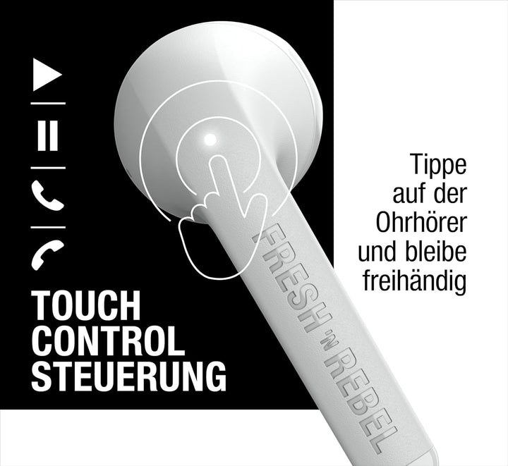 Fresh 'n Rebel Twins Core, True Wireless kabellose In-Ear Bluetooth Kopfhörer, mit Sprachassistent,