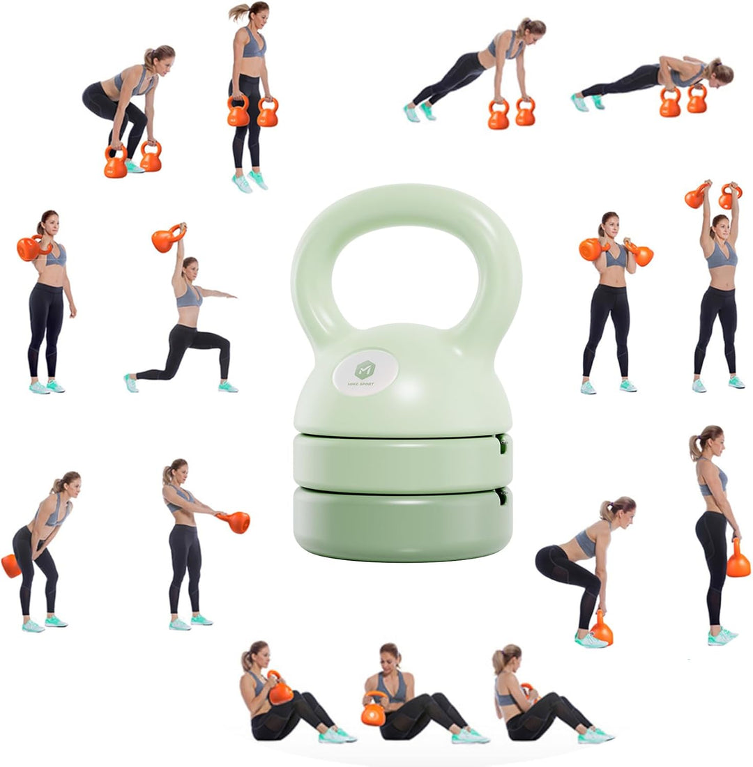 ZhaoCo Kettlebell für Frauen, Verstellbare Kettlebell-Gewichte 5 lbs, 8 lbs, 9 lbs, 12 lbs, Fitness