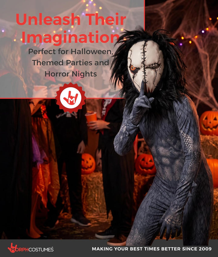 Morphsuits Kinder Seed Eater, Halloween Kinder, Halloween, Halloween Kostüm Monster, Schwarz Monster