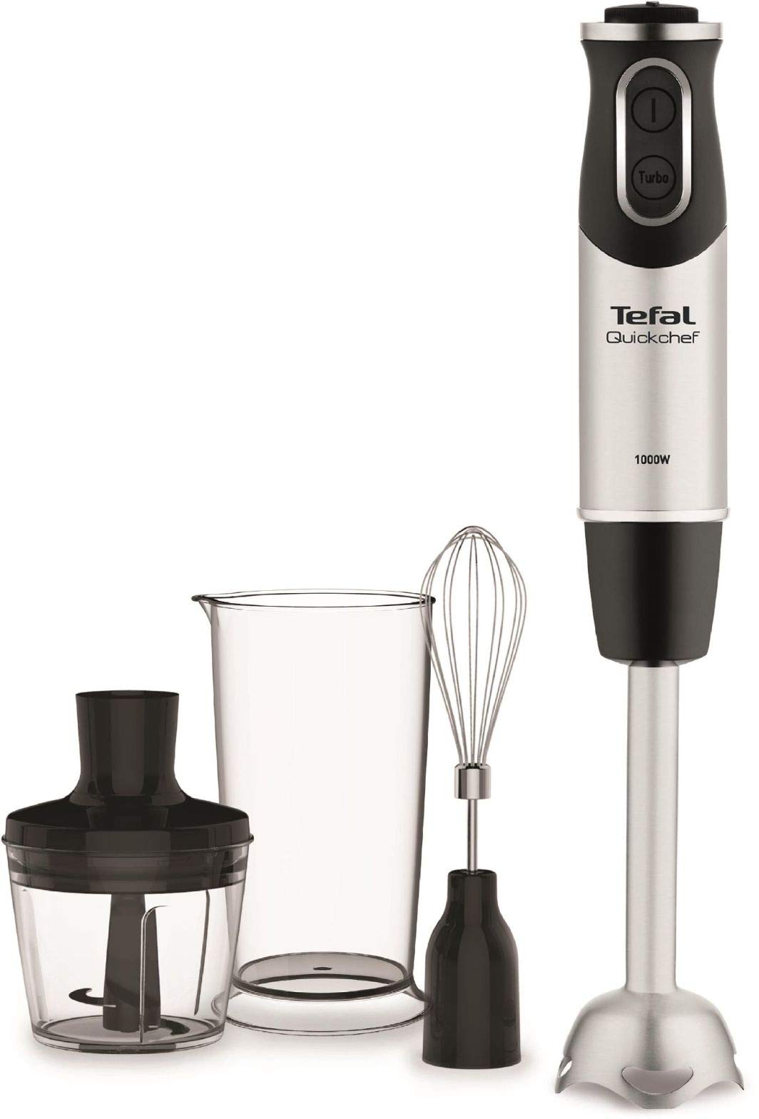 Tefal hb6568 Mixer Eintauchen 0.8L 1000 W– Mixer ( 0,8 l, Schwarz, Edelstahl, China, 0,5 l, Edelstah