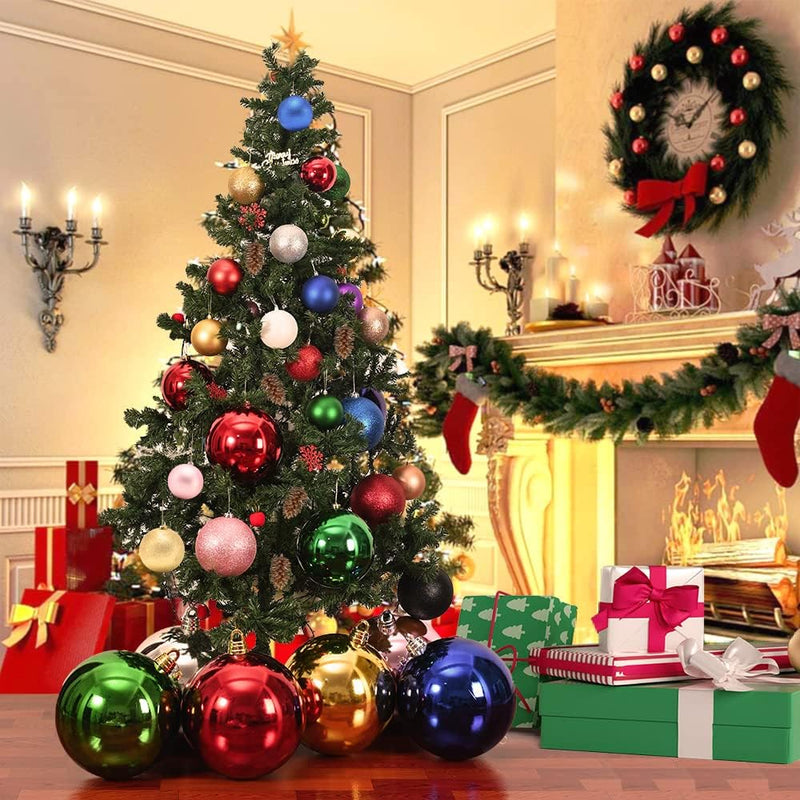 Benjia Weihnachtskugeln Gross Aussen, Dekokugel Wetterfeste Riesen Grosse Gross XXL Outdoor Draussen