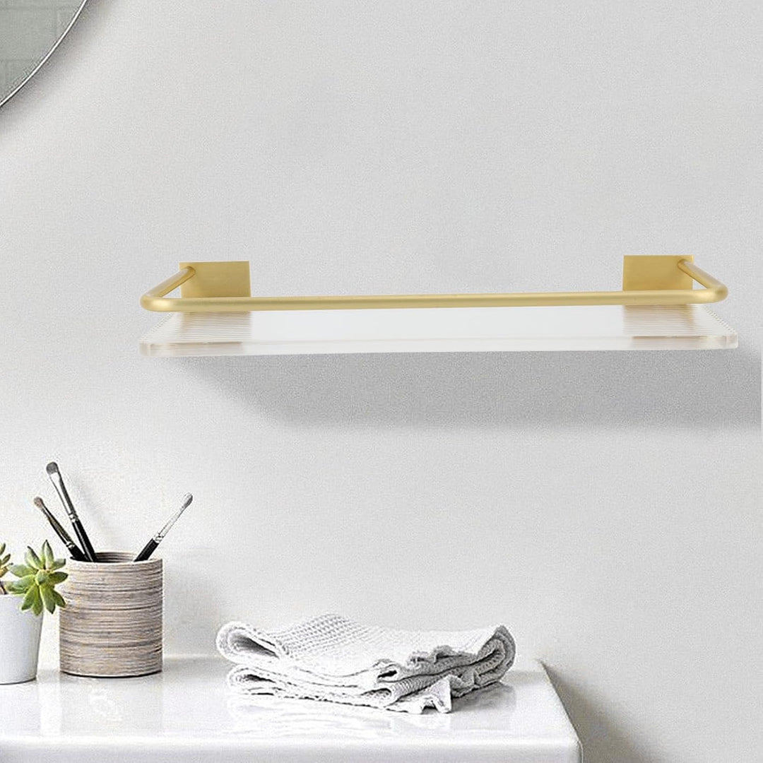 Badezimmer Aufbewahrungsregal, 30cm Wandmontiertes Badezimmer Handtuchregal für Zuhause, Küche, Schl