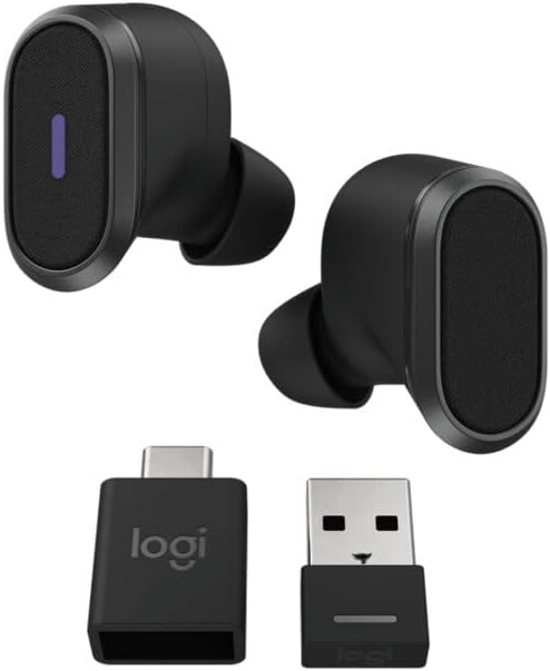 AusinÄ—s LOGITECH Zone True BelaidÄ—s - Graphite - 2.4GHZ/BT - PLUGC