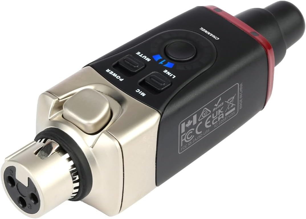XVIVE U35-5,8 GHz Mikrofon, kabelloses System, Schwarz