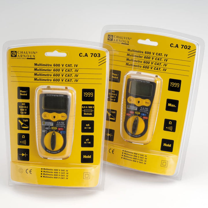 Chauvin Arnoux P01191740Z C.A 703 Taschen-Multimeter
