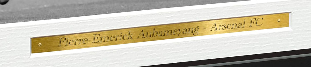 Autogramm-Fotorahmen, A4, Motiv: Pierre-Emerick Aubameyang Arsenal FC, 30,5 x 20,3 cm