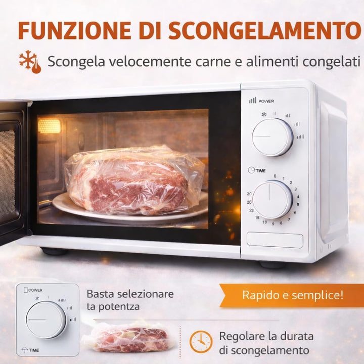 Micro-ondes 20 litres - 700 W Easy Wave - Digiquest, Blanc