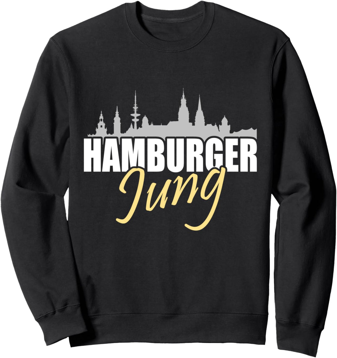 Hamburger Jung - Elbe Anker Moin Hamburg Sprüche Sweatshirt