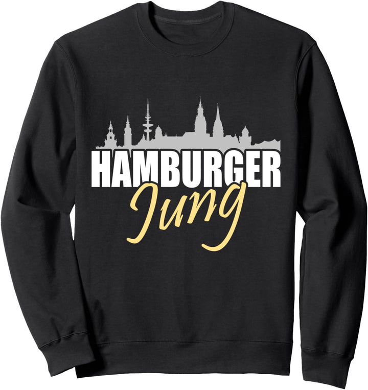 Hamburger Jung - Elbe Anker Moin Hamburg Sprüche Sweatshirt