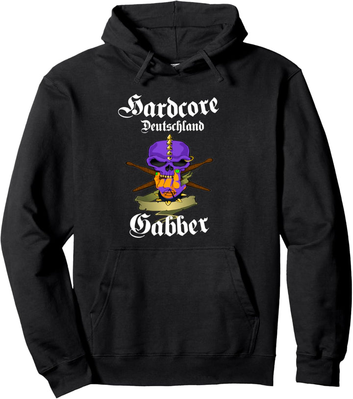 Hardcore Deutschland Gabber Pullover Hoodie