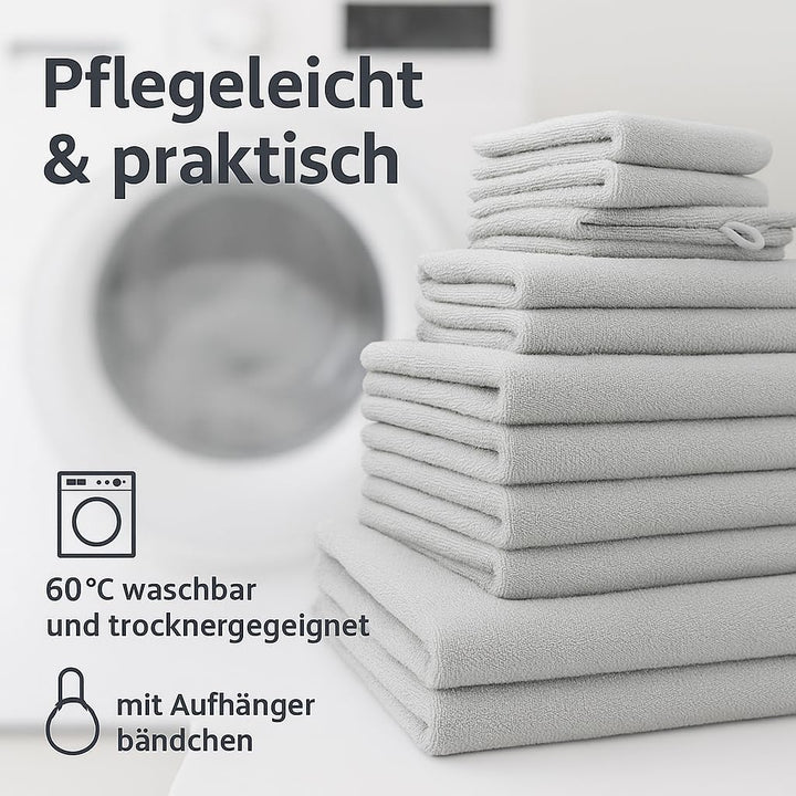 Betz Handtuch 6er Pack Handtücher Set Berlin Grösse 50x100 cm 100% Baumwolle - gut trocknend, leicht