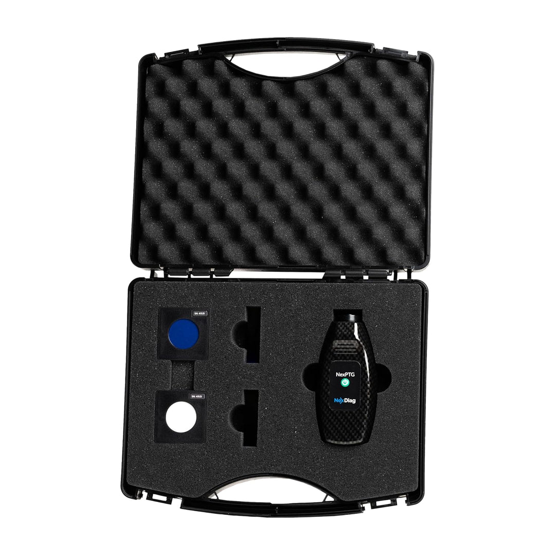 NexPTG Pro Carbon Lackmessgerät Auto mit App für iOS & Android| Professionelles lackdickenmessgerät