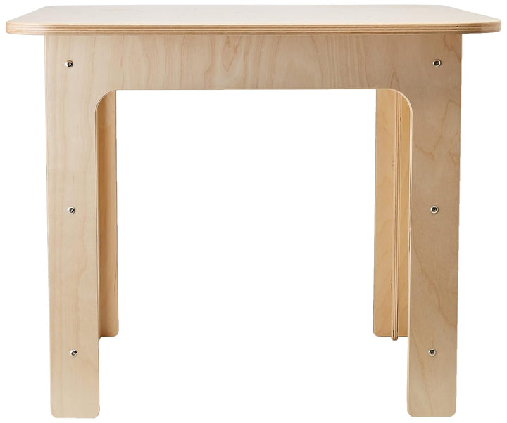 Dida - Quadratischer Holztisch für Kinder, Blumen-Design, Ideal für Kinderzimmer und Schulen, Perfek