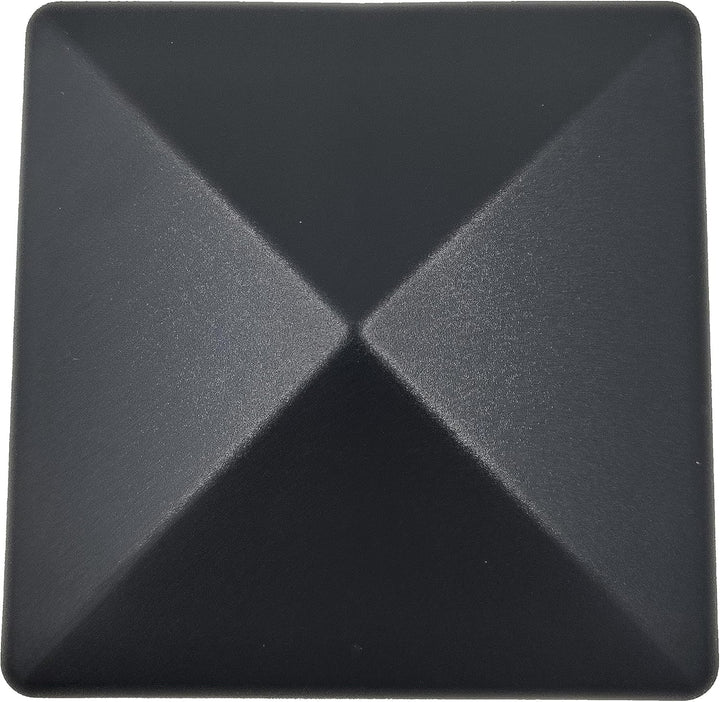 10 Stück Zaun Pfostenkappe 90 mm Pyramide Abdeckkappe anthrazit für Pfosten 9 x 9 cm (UV stabilisier
