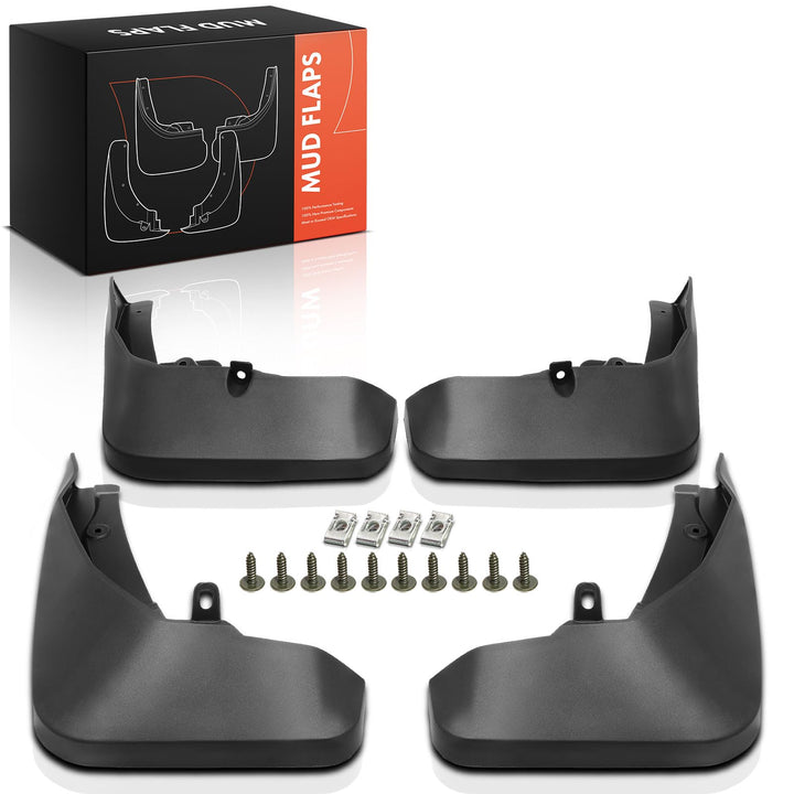Frankberg 4x Universal Auto Spritzschutz Schmutzfänger Vorne Hinten Kompatibel mit Q7 4MB 4MG 2.0L-4