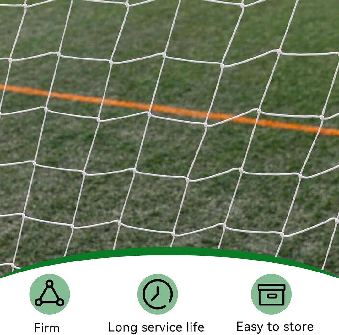 HERCHR Fussballnetz, Fussball-Fussballnetz, Sport-Ersatz-Fussballtorpfostennetz, Hinterhof, Kleine K