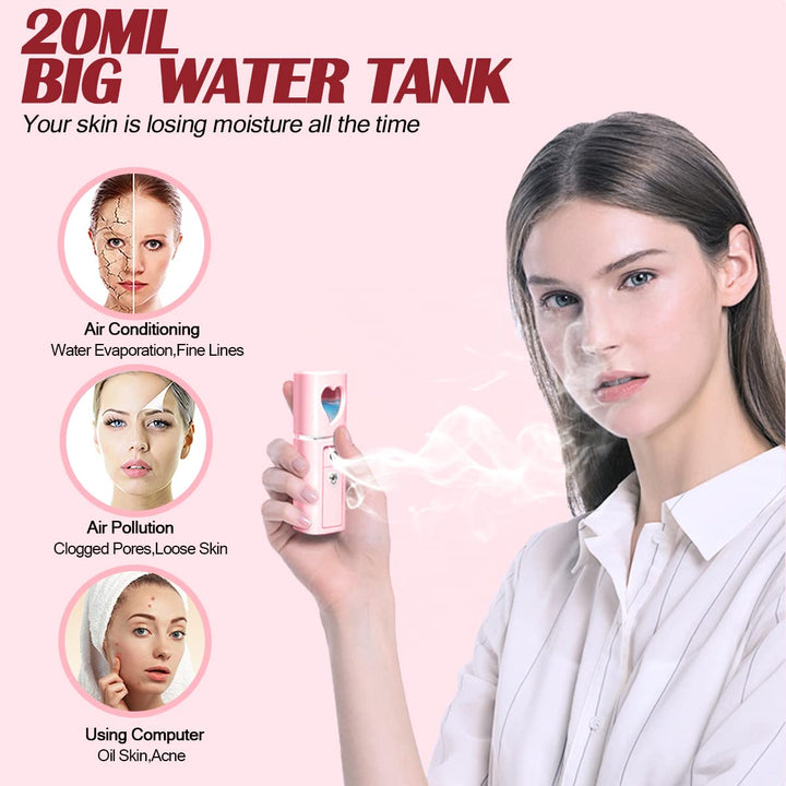 Wimpernverlängerung Set Professionell Lash Extension Kit USB Wimpern Föhn Nano Mist Sprayer Eye Gel