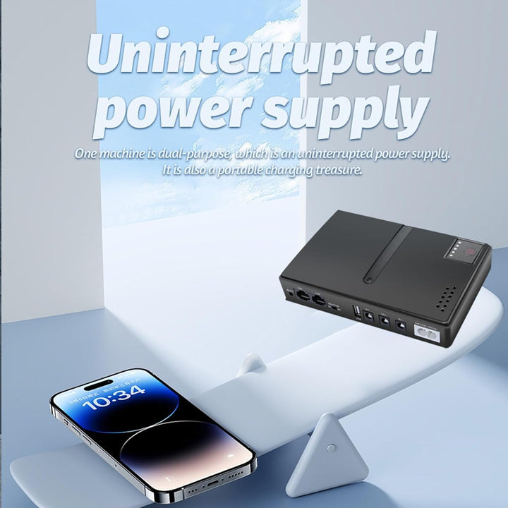 UPS Battery Backup, 15 V 24 V POE 5V 9V 12 V Unterbrechungsfreier Stromversorgung, USB 18W Ausgangss