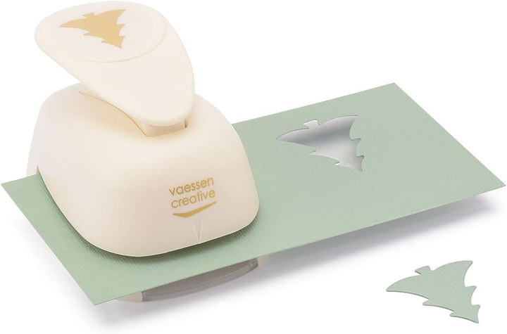 Vaessen Creative Stanzer Set - Motivstanzer - Weihnachten - 3 Stück - Tonpapier und Bastelmaterial b