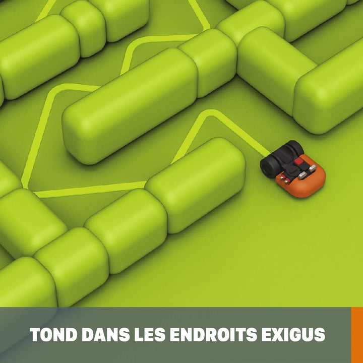 WORX Landroid L WR153E Mähroboter/Akkurasenmäher für grosse Gärten bis 1500 qm/Selbstfahrender Rasen