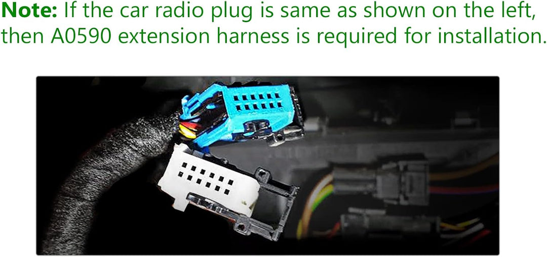 Eonon 5,5 m Verlängerungskabel Autoradio (Q50PRO, Q50SE, E46A12S, E46A12, Q49PRO, Q49SE, E39A12S, E3