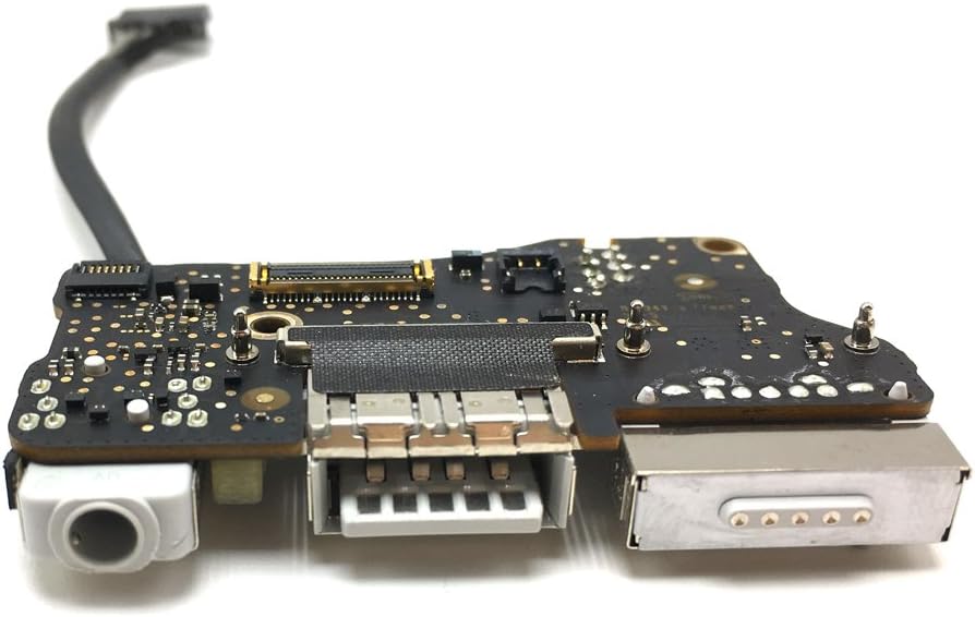 padarsey Neue DC-IN Jack I/O Board Passform für Apple MacBook Air 33 cm A1466 MD760 820–3455-a (Mitt